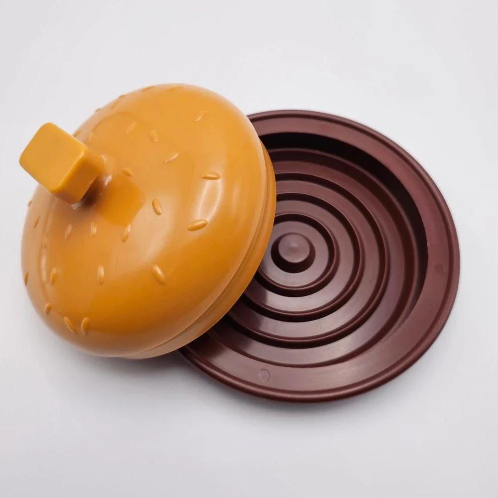 Charcoal Companion Burger Butter Dish Cover Lid Base 2005‎ Kitchenware